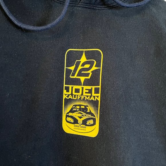 Joel Kauffman FitzBradshaw Racing Supercuts Mens Hoodie Size Large - Picture 2 of 5